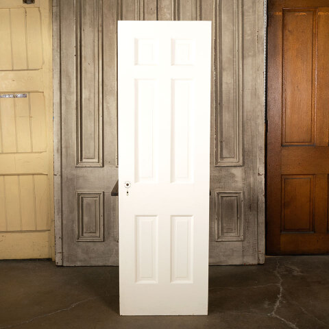 #43742 24x78 Salvaged Antique 6 Panel Interior Door image 4