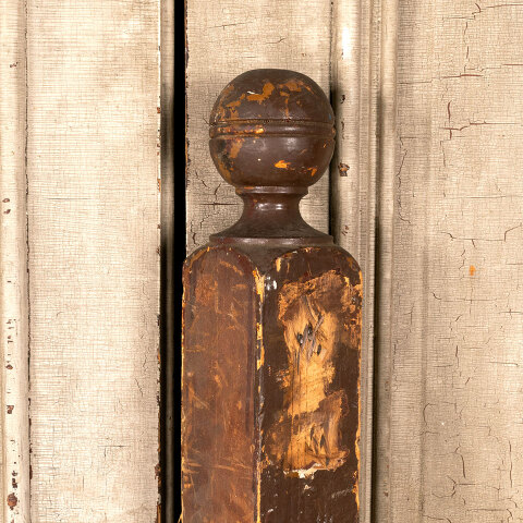 #43798 Salvaged Antique Staircase Newel Post image 4