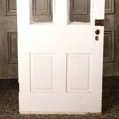 #43898 34x82 Salvaged Antique 2 Lite Entry Door image 7