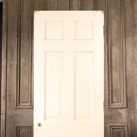 #43982 28x79 Salvaged Antique 6 Panel Interior Door image 5