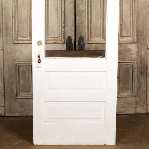 #43988 32x80 Salvaged Antique Half Lite Entry Door image 5