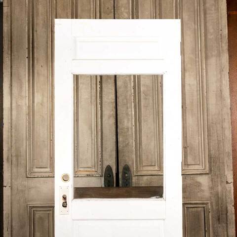 #43988 32x80 Salvaged Antique Half Lite Entry Door image 6