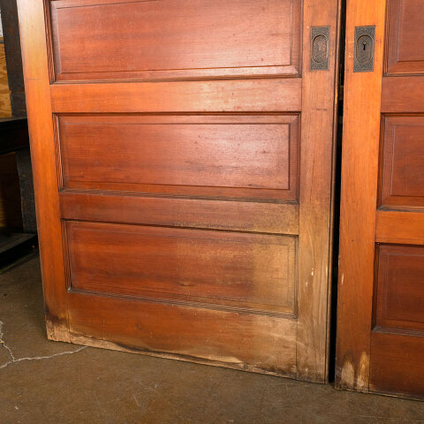 #44059 84x96 Salvaged Antique 6 Panel Pocket Doors image 7