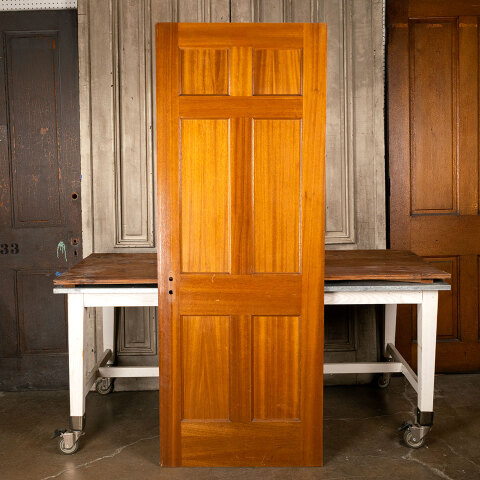 #44215 30x80 Salvaged Vintage 6 Panel Interior Door image 4