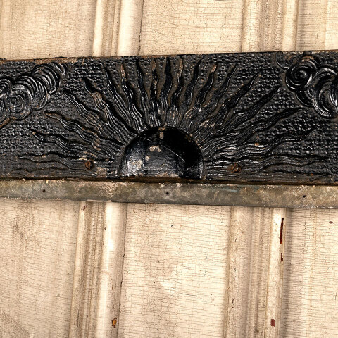 #44276 Salvaged Antique Cast Iron Fireplace Surround image 4