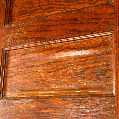 #44708 30x89 Antique Oak 6 Panel Interior Door image 4