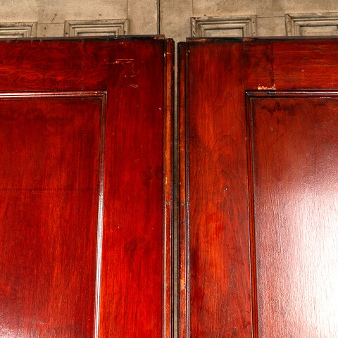 #44851 62x80 Salvaged Antique 2 Panel Pocket Doors image 8