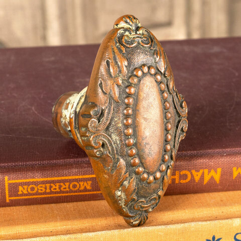 #44871 Antique Brass Corbin Campania Doorknob image 2