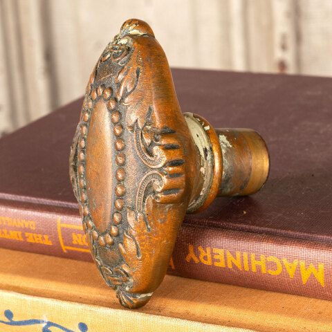 #44871 Antique Brass Corbin Campania Doorknob image 4