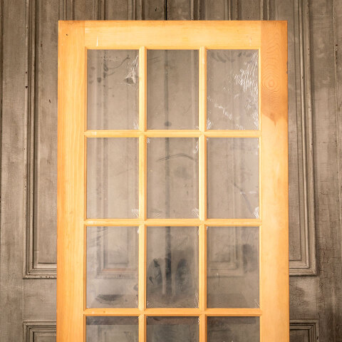 #45040 36x80 Modern 15 Lite Wood French Door image 5