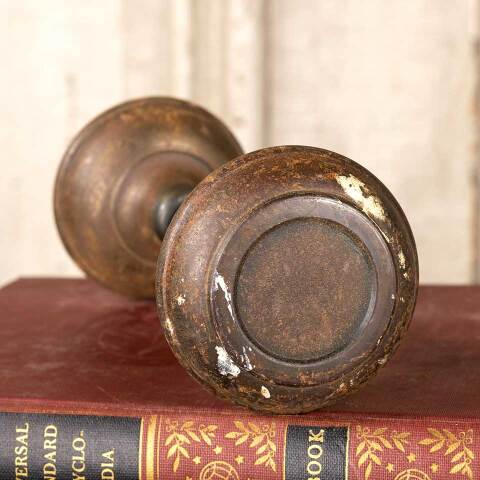 #45359 Antique Russell & Erwin Doorknobs image 2
