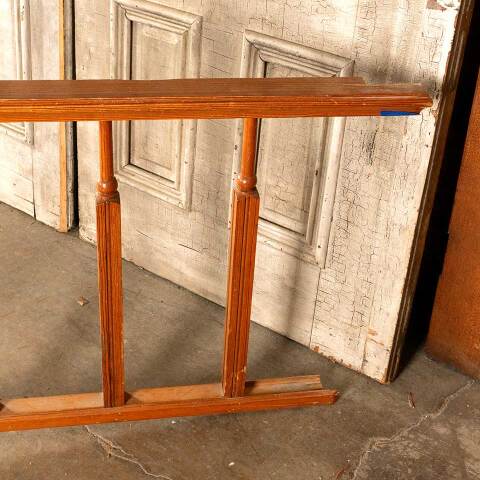 #45868 Antique Pine Balustrade Railing & Newel Post image 3