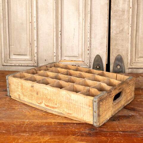 #46158 Antique PEPSI-COLA 24 Bottle Wood Crate image 3