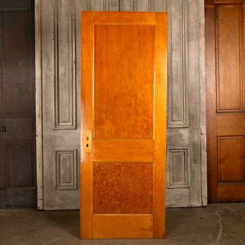 #46415 30x79 Antique 2 Panel Wood Interior Door image 4