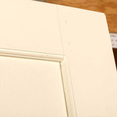 #46426 36x77 Salvaged 2 Panel Wood Interior Door image 4
