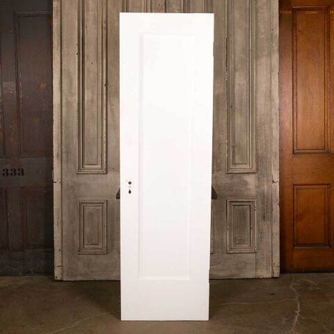 #46481 24x80 Antique 1 Panel Wood Interior Door image 5