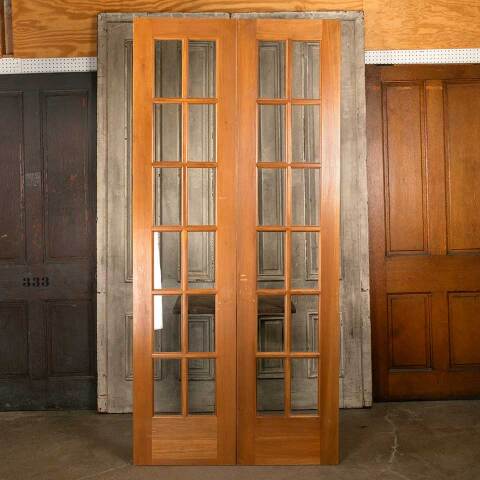 #46525 44x95 Salvaged 6 Lite Interior French Doors image 5