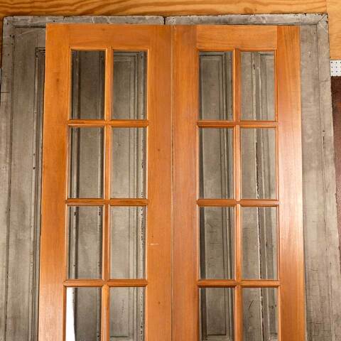 #46525 44x95 Salvaged 6 Lite Interior French Doors image 6
