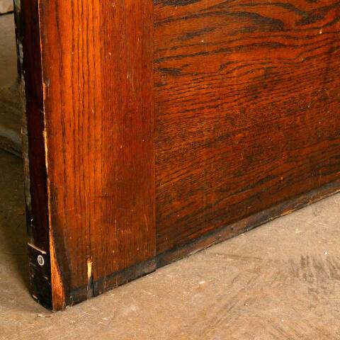 #46798 32x80 Antique Oak Full View Entry Door image 8
