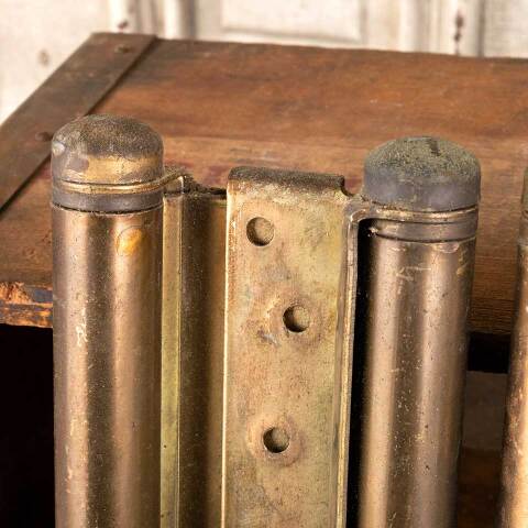 #47148 Antique Heavy Duty Spring Loaded Hinges image 3