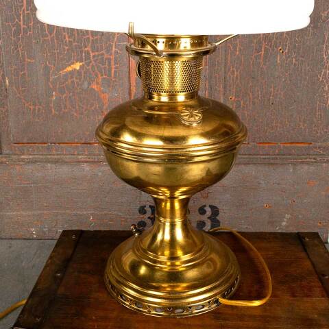 #47540 Aladdin Model 12 Electrified Oil Table Lamp image 7
