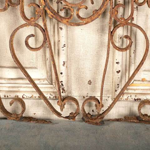 #47556 Salvaged Antique Wrought Iron Panel image 5