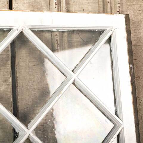 #48090 Salvaged Antique Divided Lite Wood Window image 2