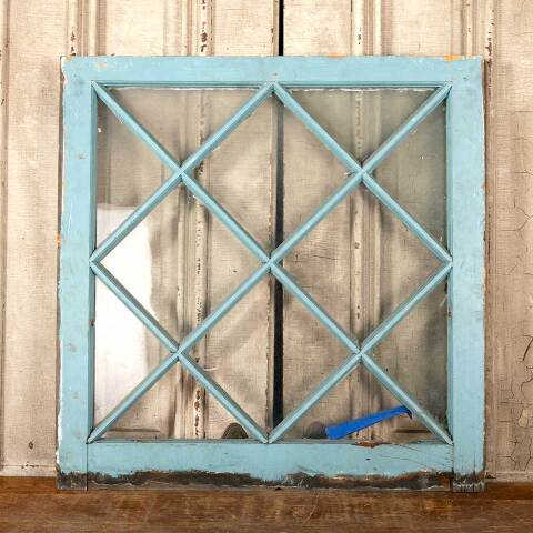 #48090 Salvaged Antique Divided Lite Wood Window image 6