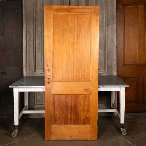 #48182 32x80 Antique 2 Panel Wood Interior Door image 4