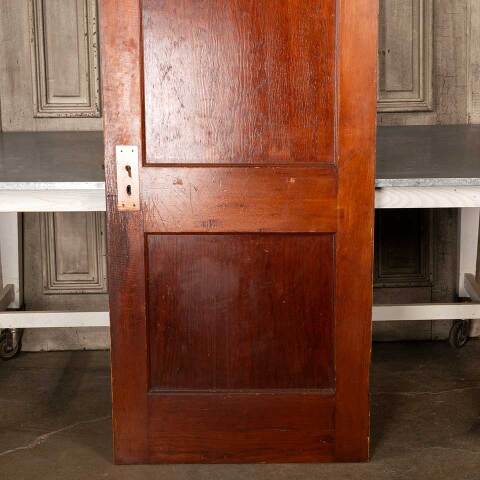 #48505 30x77 Antique 2 Panel Pine Interior Door image 6