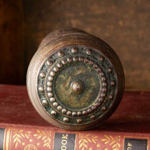 #48589 Antique Corbin Como Doorknobs image 6