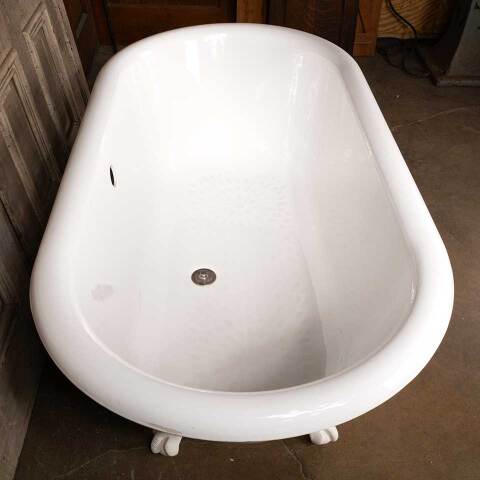 #48888 30x60 Salvaged Cast Iron Clawfoot Bathtub image 3