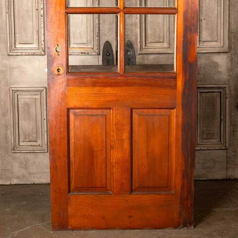 #49111 32x79 Antique 6 Lite Wood Entry Door image 7