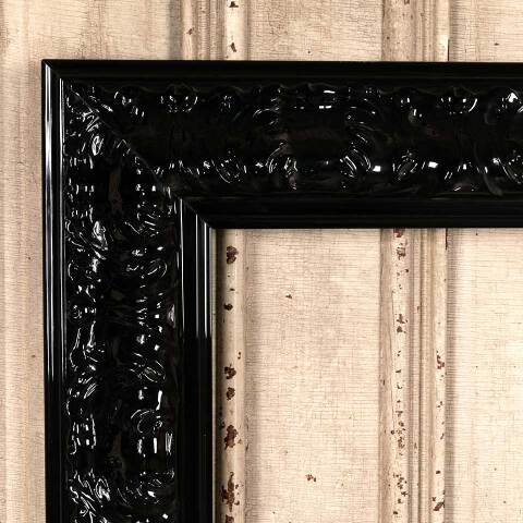 #49927 Large Lacquered Black Picture Frame image 4