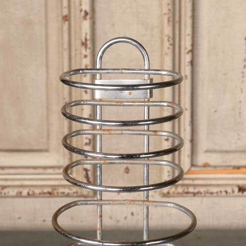 #50407 Vintage Wall Mount Chrome Towel Holder image 6