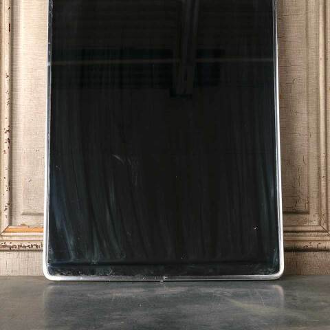 #51992 Salvaged Stainless Steel Framed Wall Mirror image 6