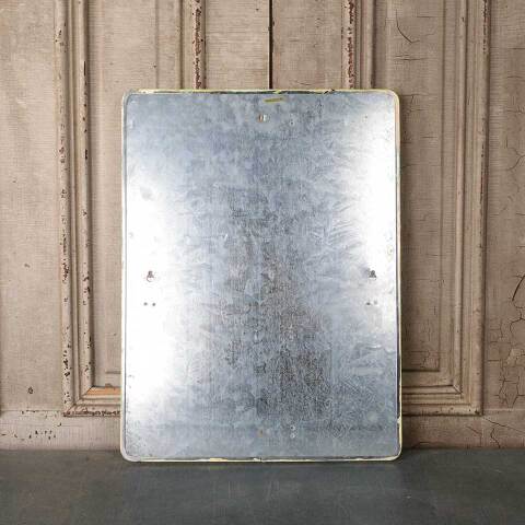 #51992 Salvaged Stainless Steel Framed Wall Mirror image 8