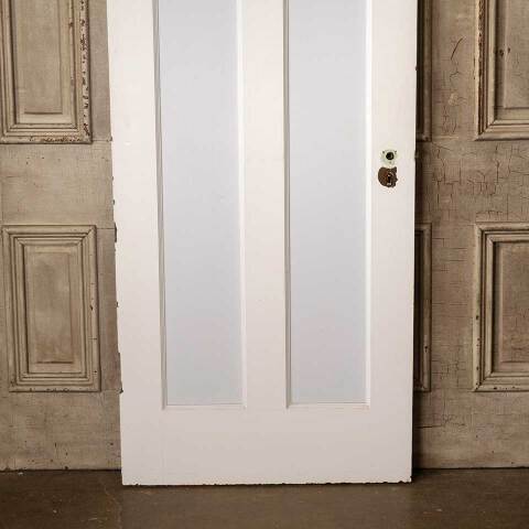 #52063 30x79 Salvaged Antique 2 Panel Interior Door image 7