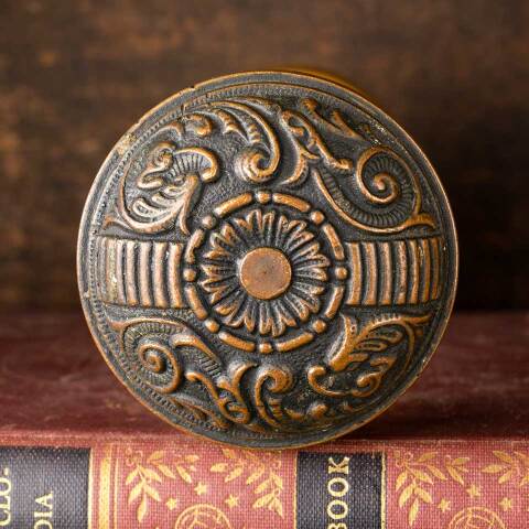 #52568 Antique Penn Hardware Company Doorknobs image 5