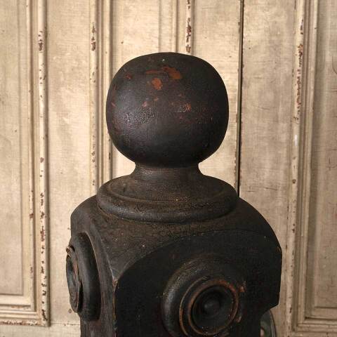 #52814 Salvaged Small Antique Wood Newel Post image 4
