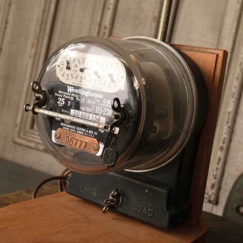 #52855 Repurposed WESTON Electric Meter Lamp image 5
