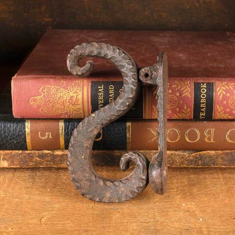 #52874 Antique Wrought Iron Scroll Door Knocker image 7