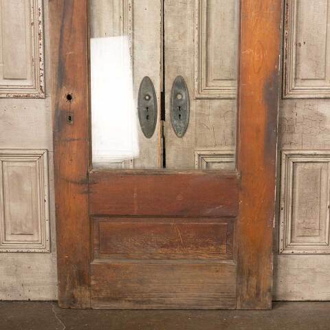 #52914 36x82 Antique Wood Full-View Entry Door image 5