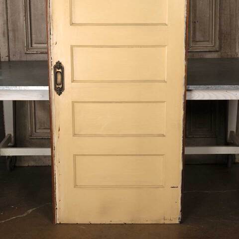 #53343 31x84 Salvaged Antique 6 Panel Pocket Door image 7