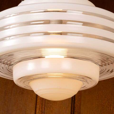 #53683 14x40 Salvaged Retro Pendant Light Fixture image 6
