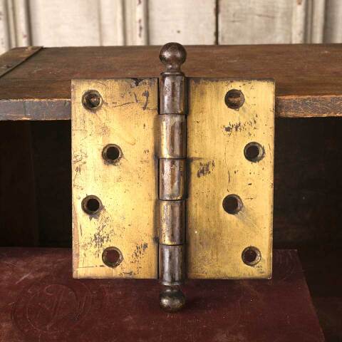 #53733 4 1/2" Antique Stanley Door Hinge Hardware image 5
