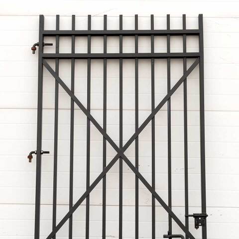 #53956 42x94 Large Salvaged Iron Gate image 2