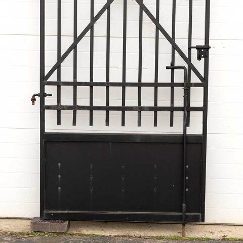 #53956 42x94 Large Salvaged Iron Gate image 3