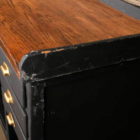 #53987 Antique Work Table Bench w/ Drawers image 6