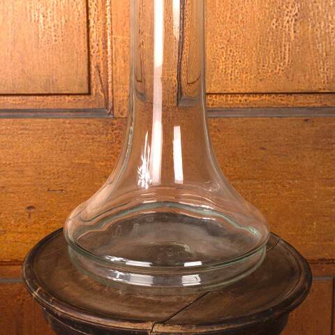 #54076 Vintage Tall Hand Blown Glass Vase image 2